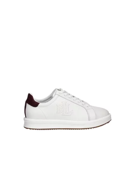 Sneakersy Ralph Lauren skórzane białe