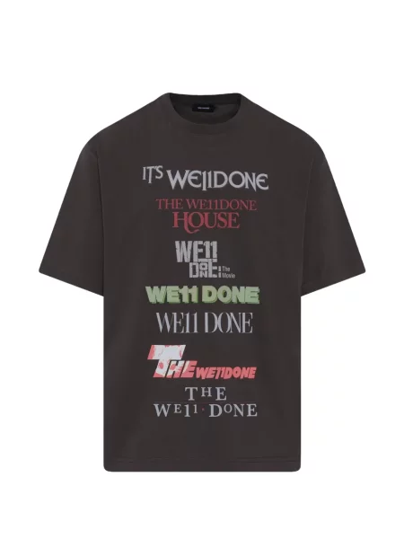 Tricou We11done cu autograf gri