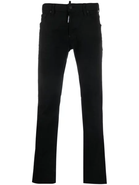 Pantaloni Dsquared2 cu talie joasă negru