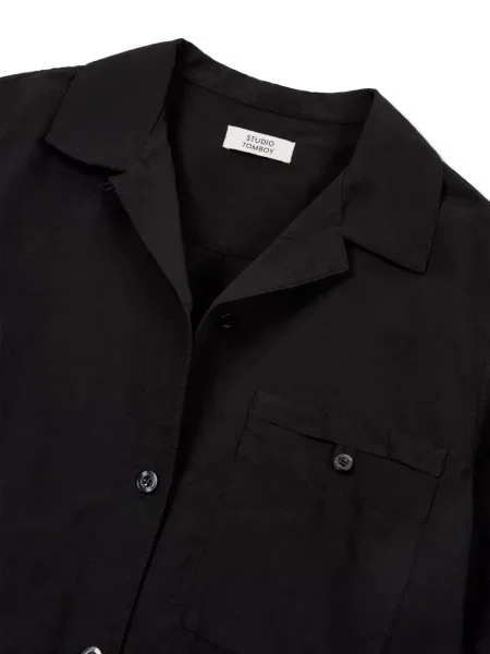 Gulerat scurt cămașă Tomboy negru
