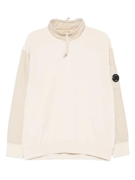 Prošívaná mikina C.p. Company s polovičními zipem