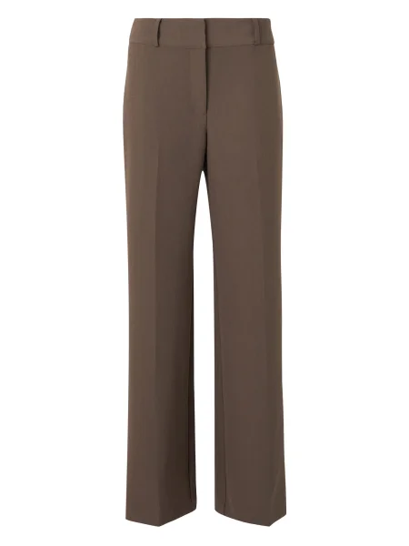 Samsøe Samsøe Nohavice s pukmi Salaney čokoládová