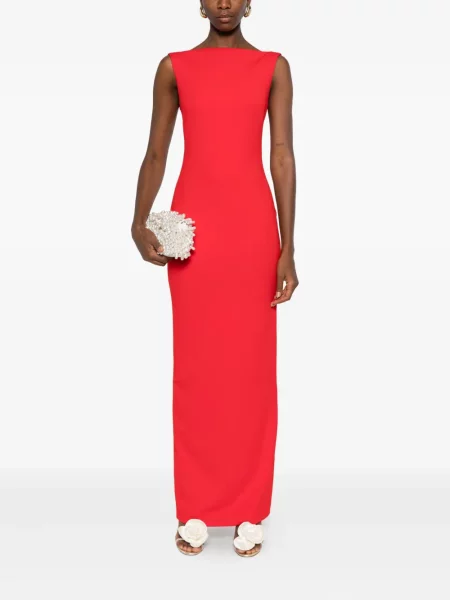 Rochie maxi Solace London de costum roșu