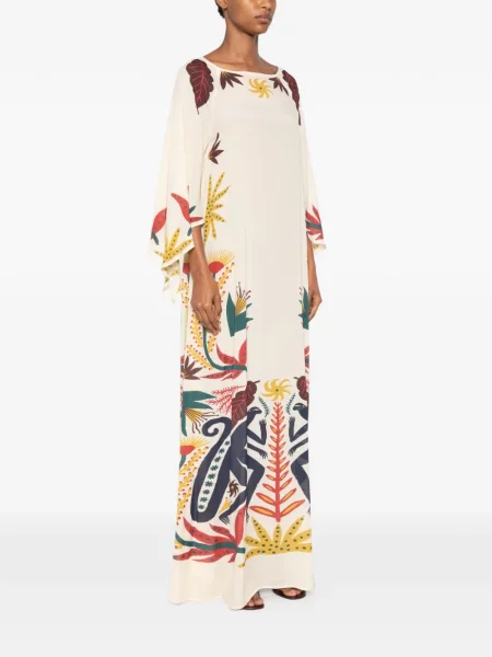 Lung rochie maxi Etro cu mâneci lungi