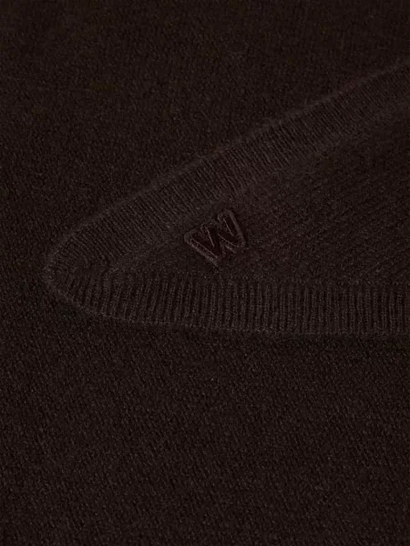 Szal z kaszmiru z detal z logo Weekend Max Mara