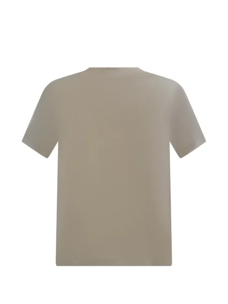 Tricou Max Mara cu broderie gri