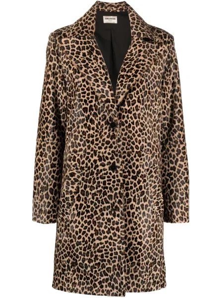 Palton Zadig&voltaire cu imagine cu model leopard