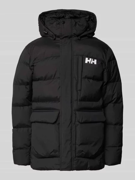 Parka z logo i z patką model VARDO' Helly Hansen czarna