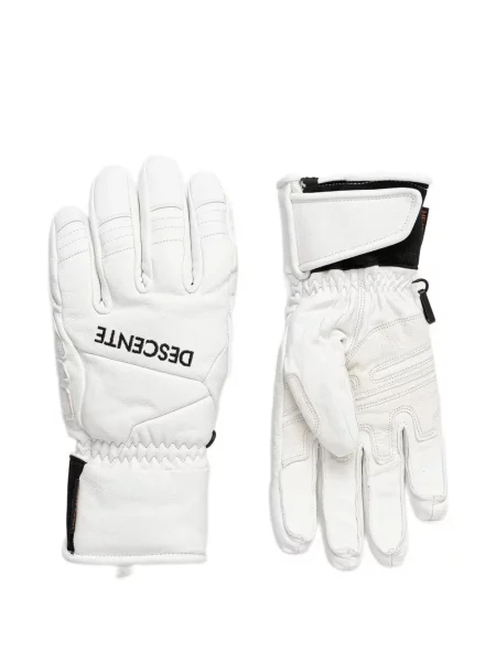 Kožne rukavice Descente bijela