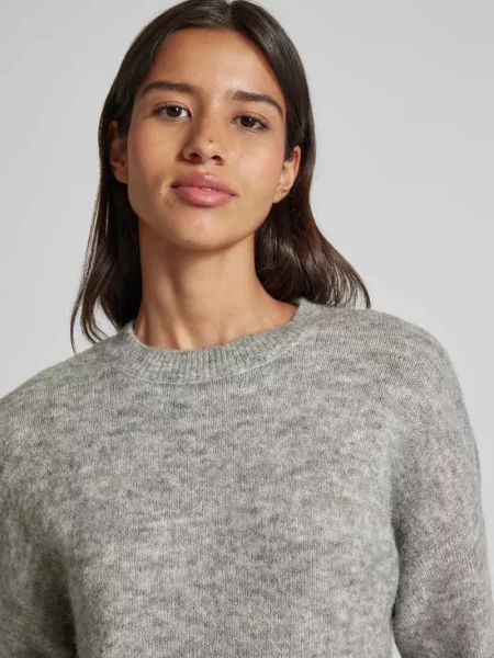 Sweter z dzianiny o kroju loose fit z dodatkiem wełny model „Festina” Msch Copenhagen