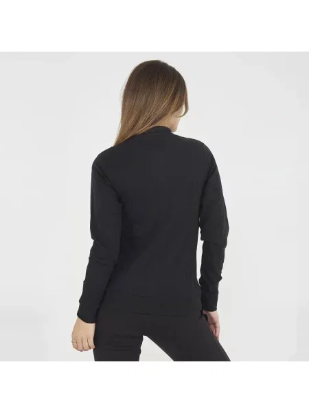 Bluza Biegowa z Kapturem i Zamkiem czarna