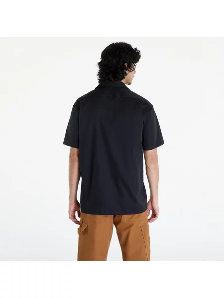 Επίσημο μικρός κοντομάνικο πουκάμισο Dickies με κοντό μανίκι μαύρο