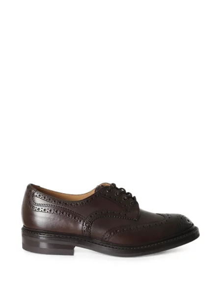 Pantofi derby Tricker's din piele maro