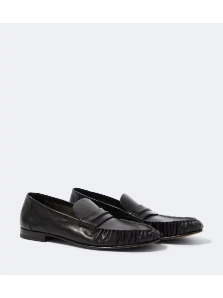 Loafersy The Row čierna