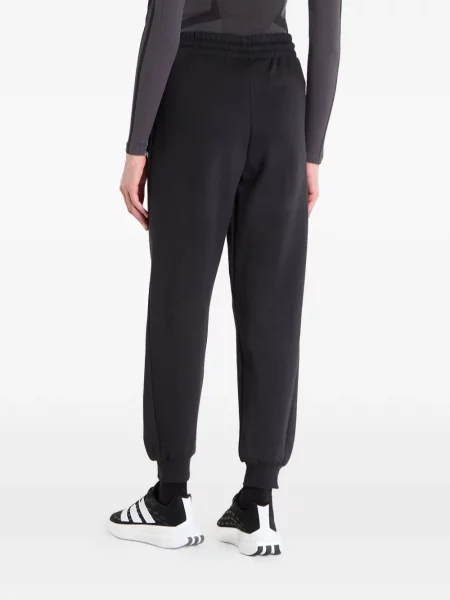Pantaloni cargo Adidas cu dungi clasici alergare negru