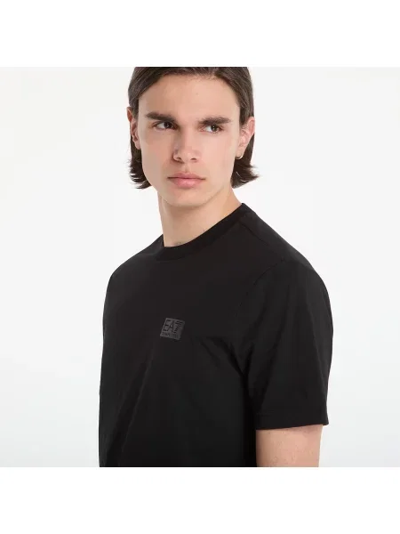 T-shirt Emporio Armani Train Logo T-Shirt Black Beauty S μαύρο
