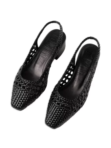 Nyitott sarkú körömcipő Souliers Martinez fekete