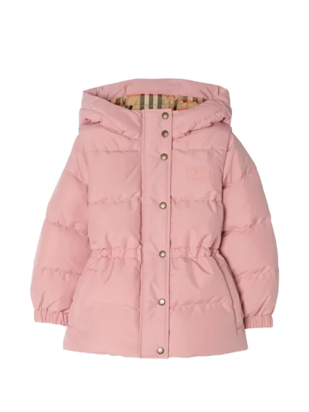 Kurtka dziecięca Burberry różowa