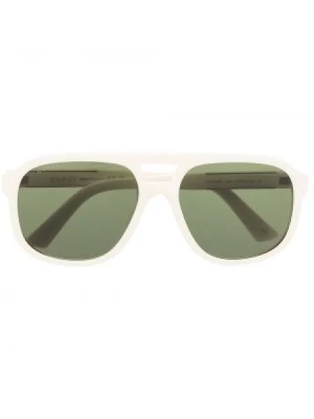 Ochelari de soare aviator Gucci Eyewear cu autograf