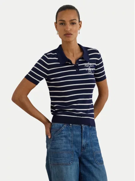 LAUREN RALPH LAUREN Polo majica Mornarsko modra