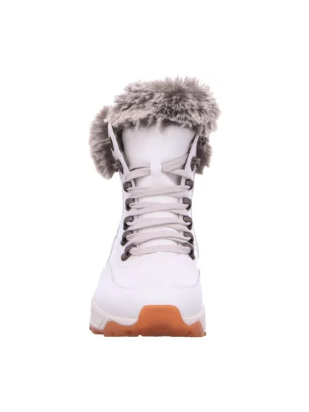 Buty do kostki Rieker wełniane białe