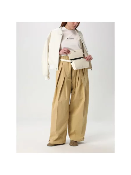 Koszulka Jil Sander biała