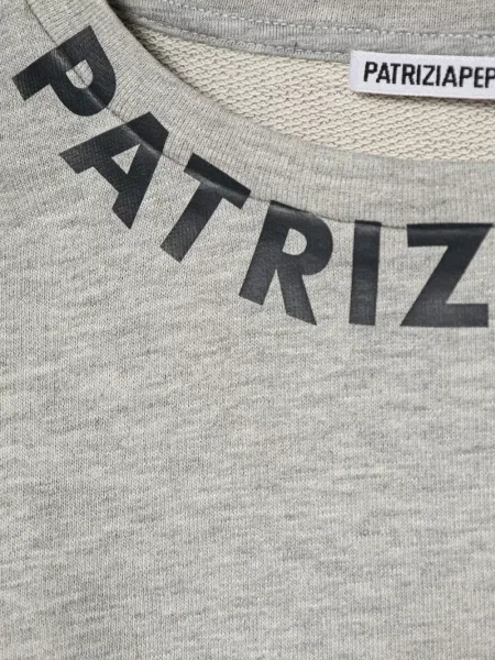 Bluza dziecięca Patrizia Pepe Girl szara