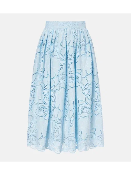 Fusta plisata Erdem plisată albastru