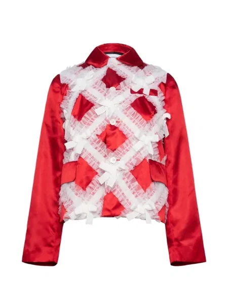Kurtka dziecięca Comme Des Garcons Girl czerwona