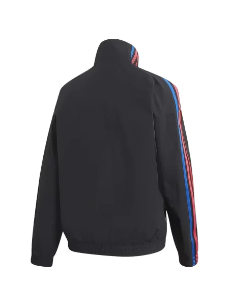 Велурен боди Adidas с принт на цветя розово