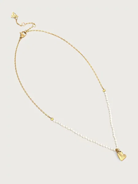 Guess lănțișor pentru femei din oțel inoxidabil GOLDEN LOVE