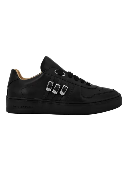 Sneakersy Philipp Plein skórzane czarne