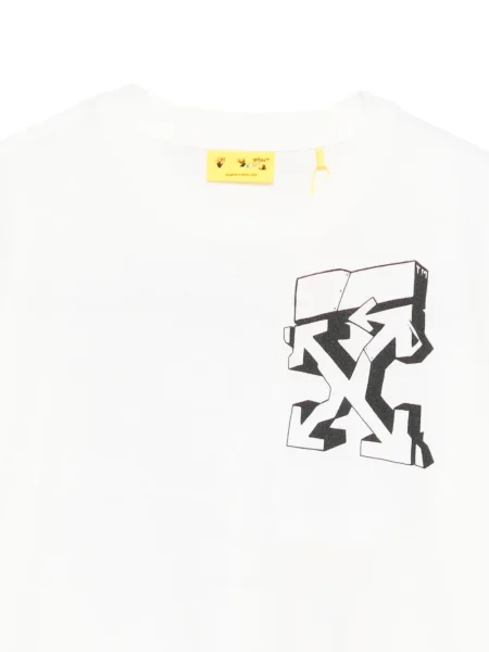 Dětské tričko Off-white bílé
