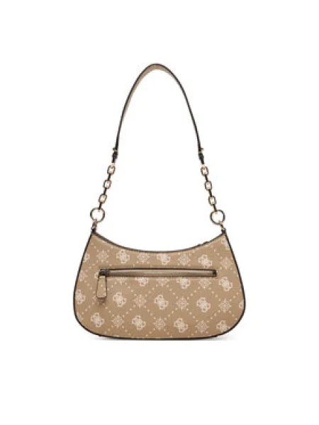 Táska Guess Carrie Logo bézs