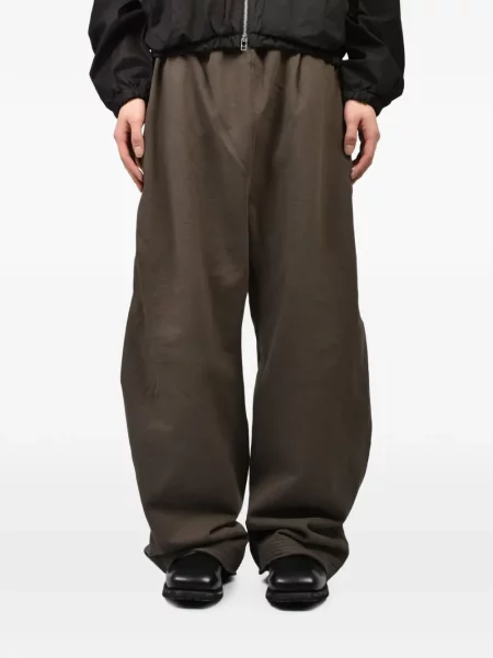 Pantaloni Bibliotherk drapate alergare gri