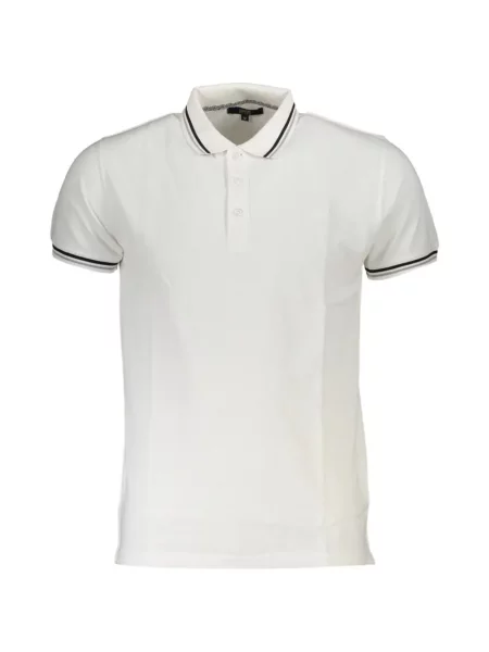 Scurt tricou polo Cavalli Class alb