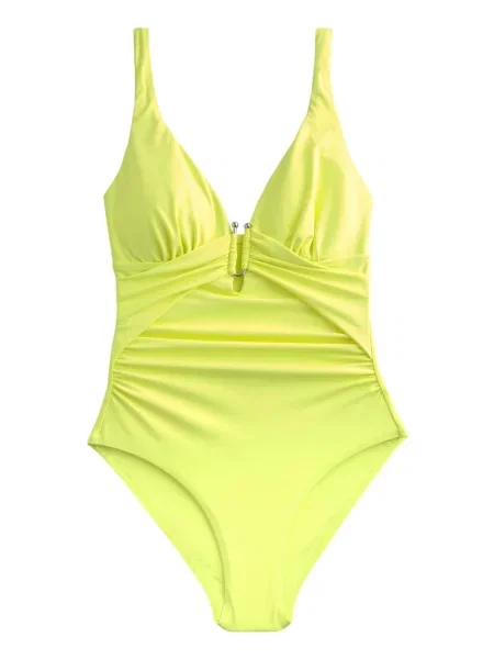 Next Costum de baie modelator limetă verde