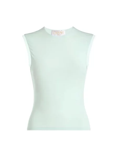 Top Genny bez rękawów zielony