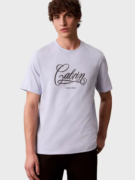 Футболка Calvin Klein Jeans блакитна