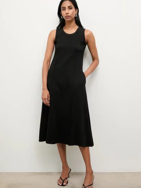 Haljina Answear.LAB mini širi se prema dolje crna