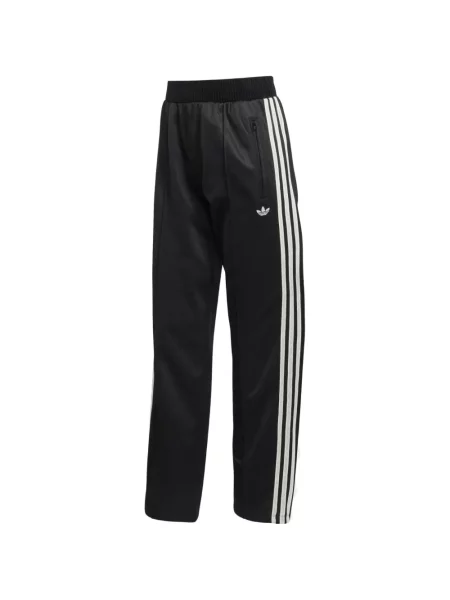 Pantaloni Adidas cu broderie cu dungi roz