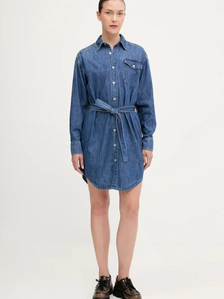 Джинсова сукня G-Star mini пряма