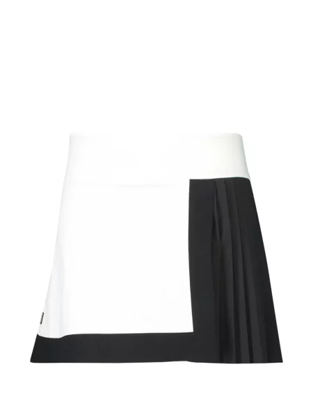 Mini fusta plisata Goldbergh plisată alb