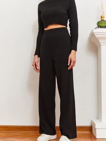 Pantaloni Bianco Lucci negru