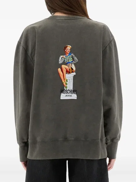 Top Moschino Jeans cu imagine gri