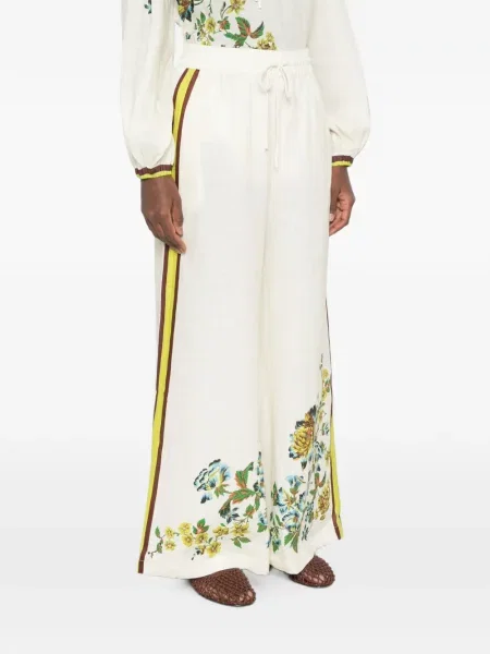 Pantaloni Alemais cu model floral cu imagine