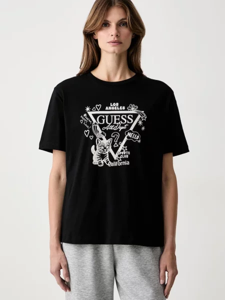 Guess tričko černé