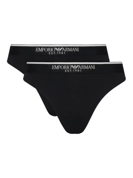 Emporio Armani Underwear Σετ βραζιλιάνικα σλιπ μαύρο