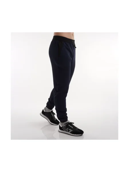 Pantaloni Emporio Armani albastru
