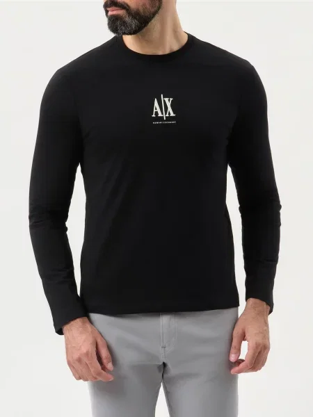 Лонгслів Armani Exchange чорний